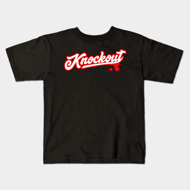 KNOCKOUTSplatter Kids T-Shirt by KNOCKOUT FIGHT WEAR